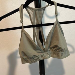 PINK Victoria’s Secret Olive Green Sports Bra